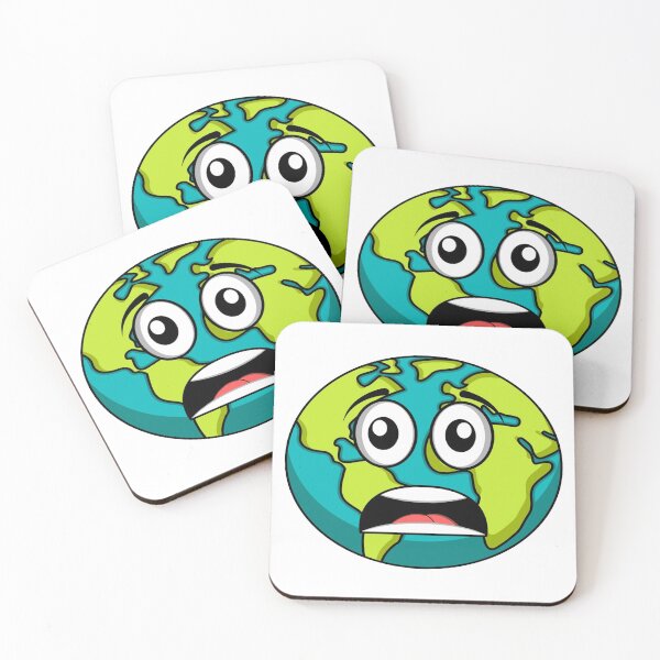 Item preview, Sad earth emote. Earth day designed and sold by leen12 Art Designs Prints.