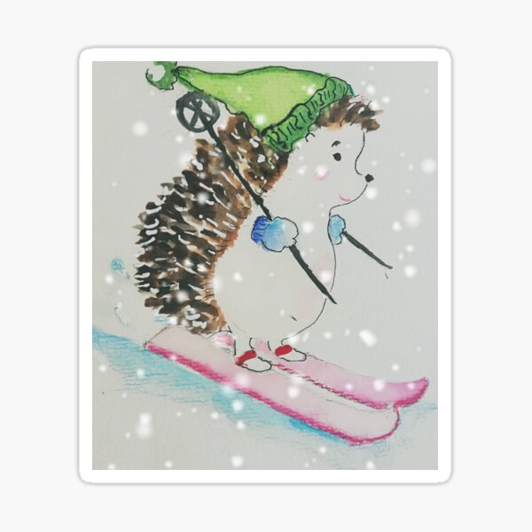 Item preview, Hedgie skiing designed and sold by Sifan.