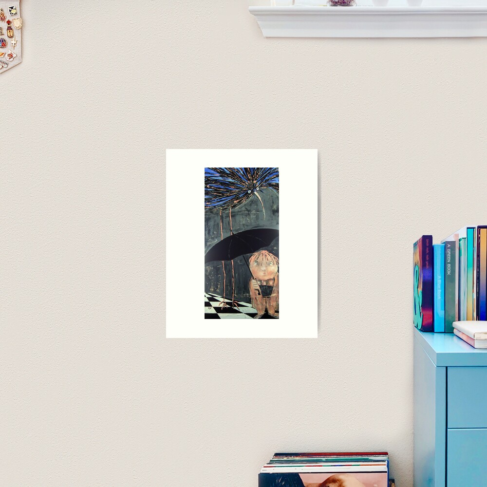 pinky goes to birdland Art Print