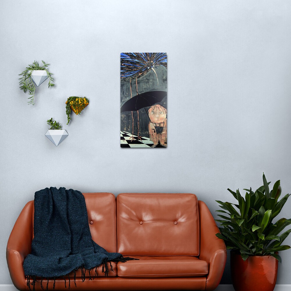 pinky goes to birdland Metal Print