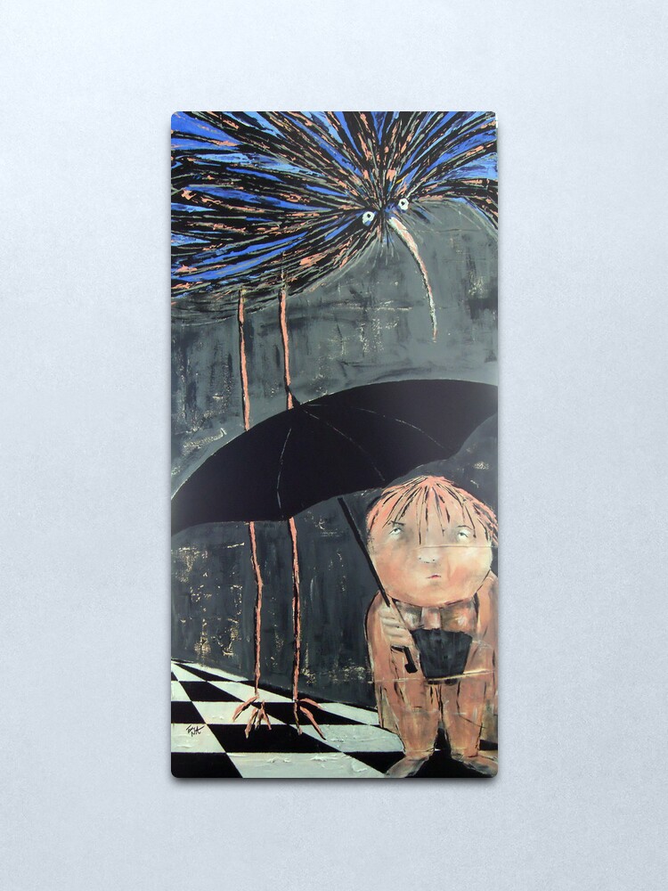 Alternate view of pinky goes to birdland Metal Print