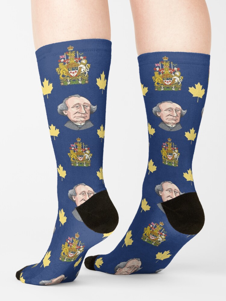Alternate view of John A. Macdonald Socks