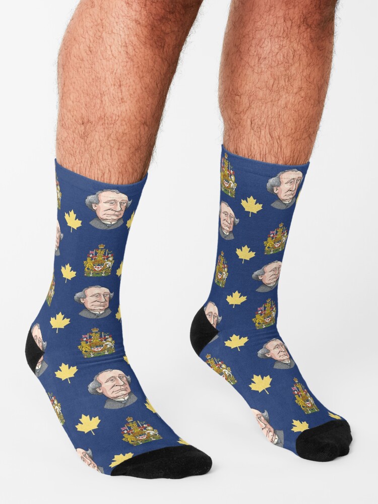 Alternate view of John A. Macdonald Socks