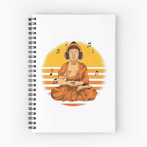 Item preview, Buddha with headphones. designed and sold by emphatic.