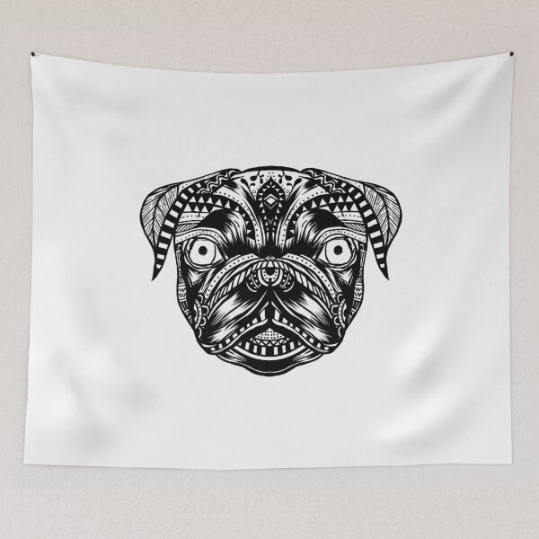 Item preview, Pug mandala designed and sold by DerSenat.