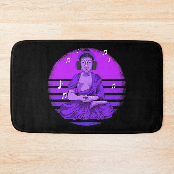 Item preview, Buddha with headphones. designed and sold by emphatic.