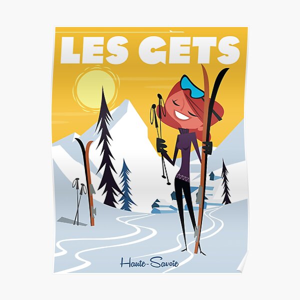 Les Gets poster Poster