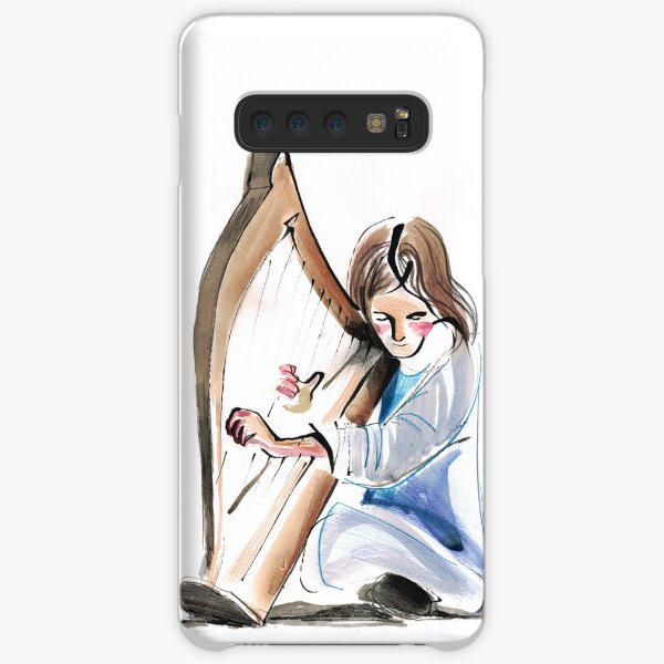 Harpist Harp Musician Original Drawing Samsung Galaxy Snap Case