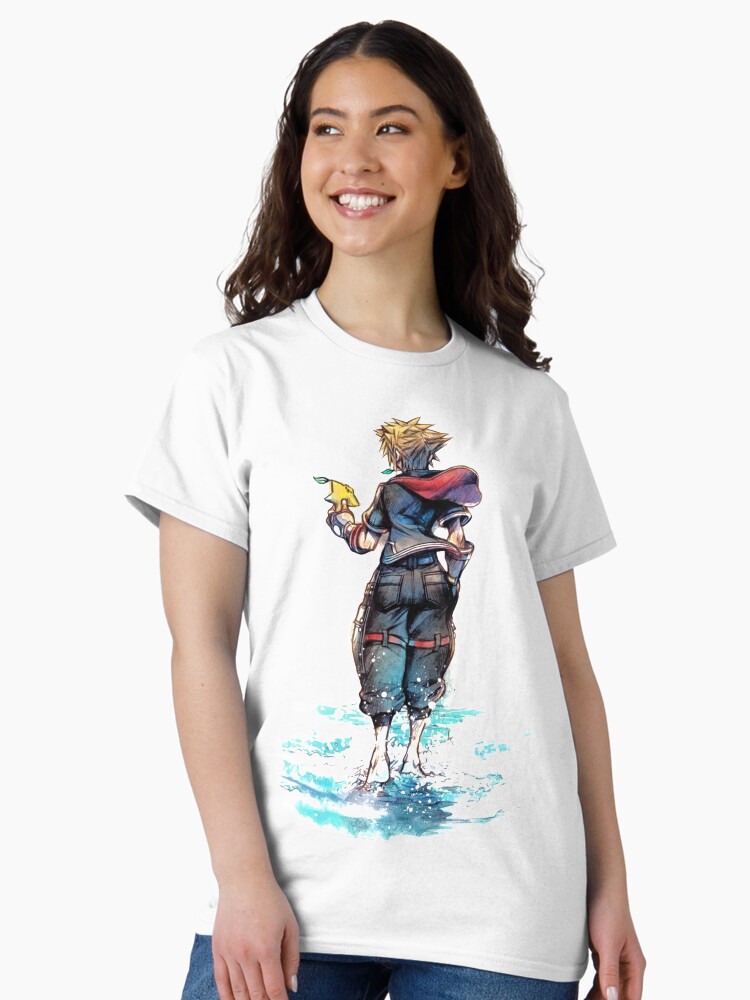 Imagen 2 de 7, Camiseta clásica con la obra Sora Kingdom Hearts 3, diseñada y vendida por CyberpunkNOW.