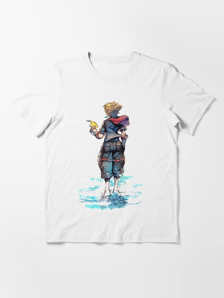 Imagen 3 de 7, Camiseta esencial con la obra Sora Kingdom Hearts 3, diseñada y vendida por CyberpunkNOW.