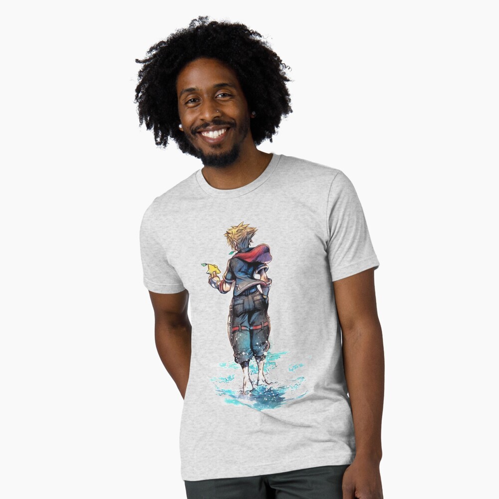 Vista previa del artículo con la obra «Camiseta de tejido mixto», diseñado y vendido por CyberpunkNOW.