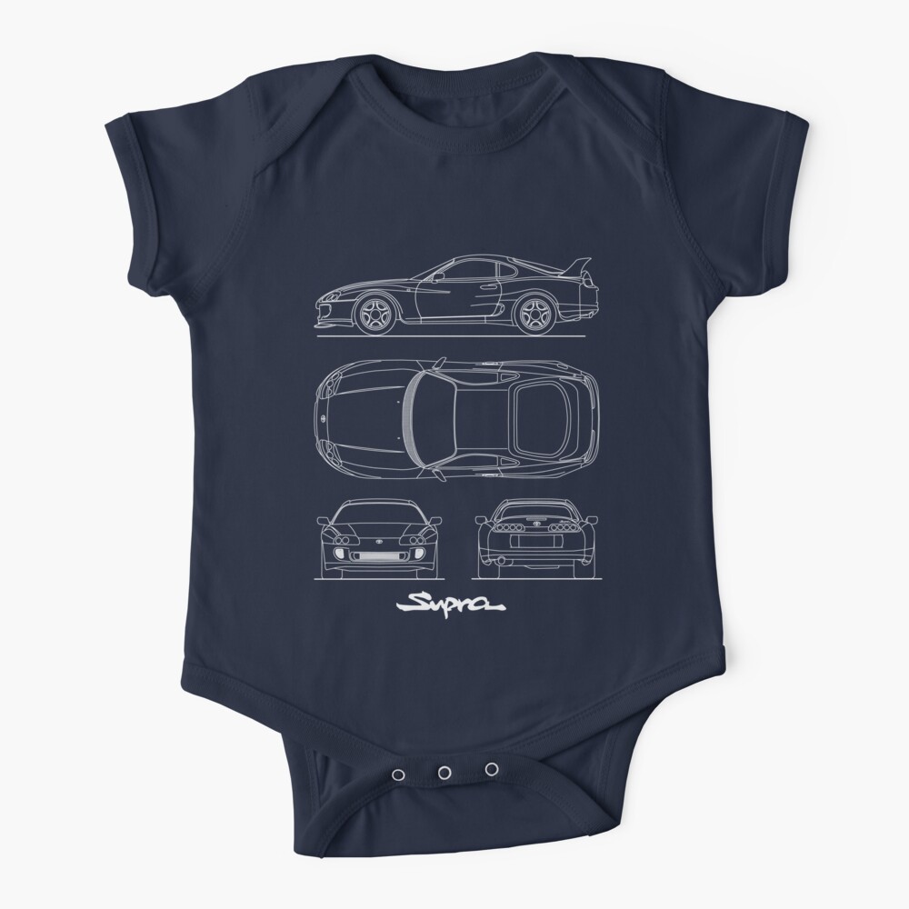 The Supra Blueprint Baby One-Piece