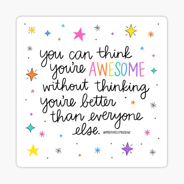 Item preview, Awesome - Positively Present designed and sold by Positively Present.