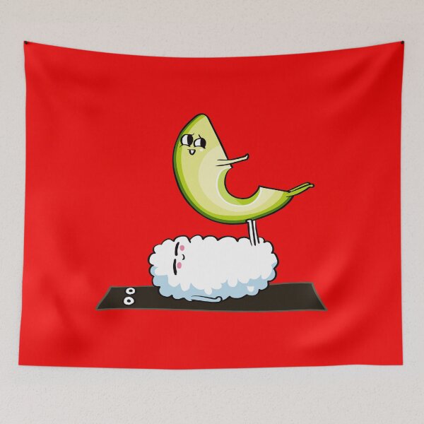 Item preview, Acroyoga Avocado Nigiri designed and sold by Huebucket.
