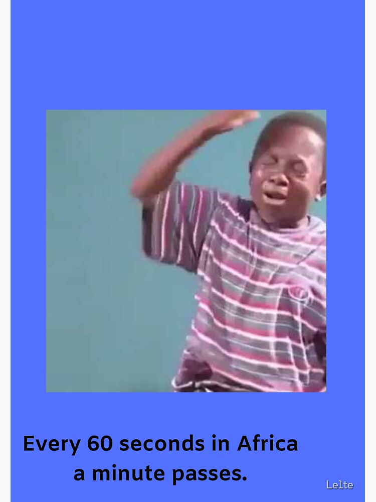 "Funny african kid meme" Sticker by Le1te Redbubble