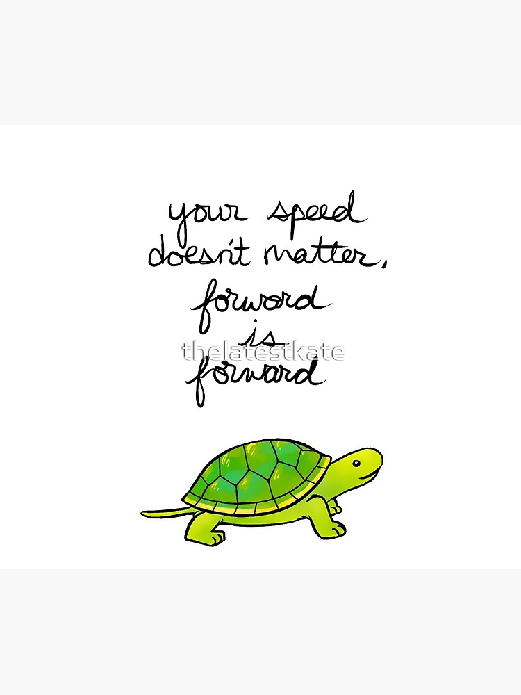 Forward is Forward Turtle by thelatestkate