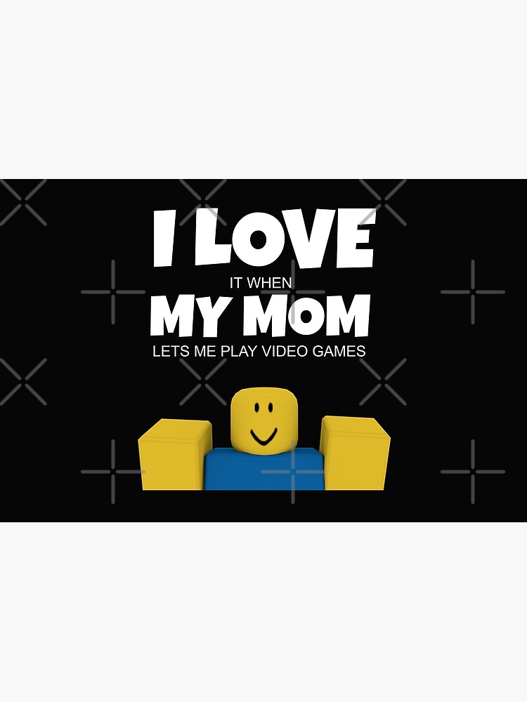 Roblox Noob I Love My Mom Funny Gamer Gift Laptop Skin By Smoothnoob Redbubble - roblox noob with heart i d pause my game for you valentines day gamer gift v day poster by smoothnoob redbubble