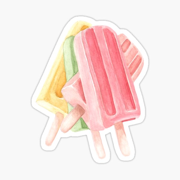 Ice cream lollipops Sticker
