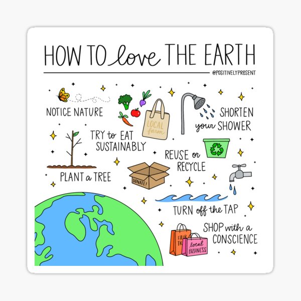Item preview, Love the Earth - Positively Present designed and sold by Positively Present.