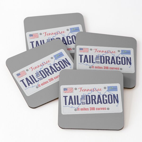 Item preview, Tail of the Dragon Road US 129 Motorcycle Sports Car Sticker & T-Shirt 05 designed and sold by OuterShellUK.