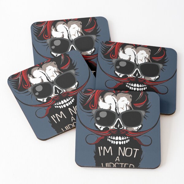 Item preview, hipster skull designed and sold by Achille3777.