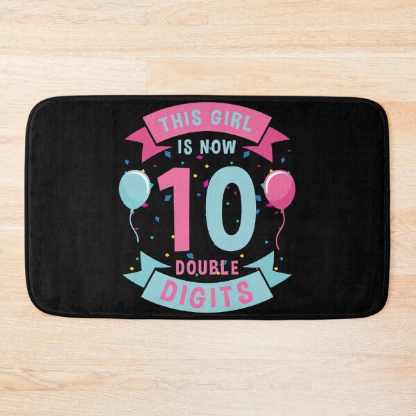 Item preview, This Girl is Now Double Digits 10 Birthday designed and sold by zerouss.
