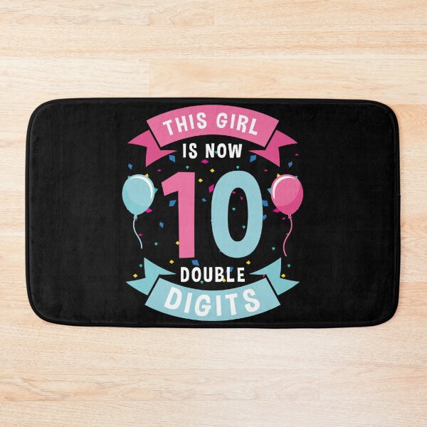 Item preview, This Girl is Now Double Digits 10 Birthday designed and sold by zerouss.