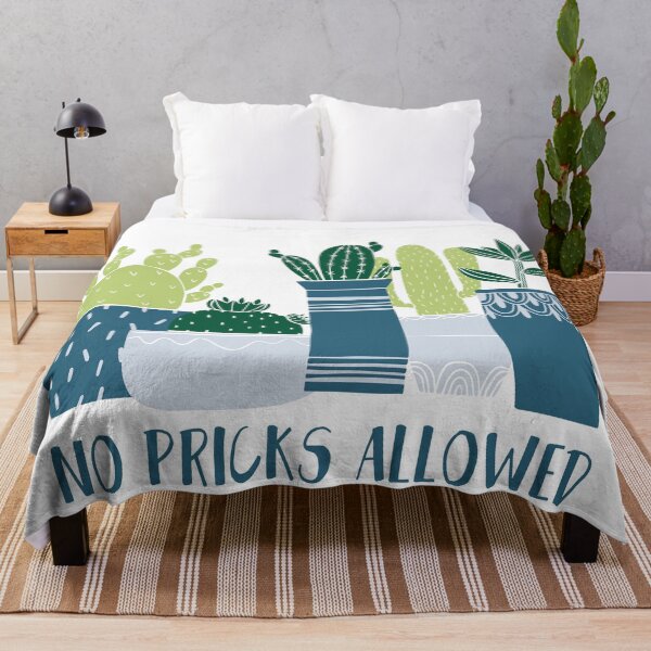 Item preview, Cactus - Blues - No Pricks Allowed designed and sold by Spitfire July Doodles.