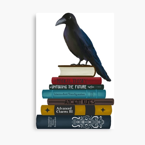 Item preview, Raven on Books designed and sold by traveleroama.