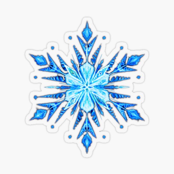 FROZEN Personalised transparent & 2 colours to choose from Vinyl Sticker 