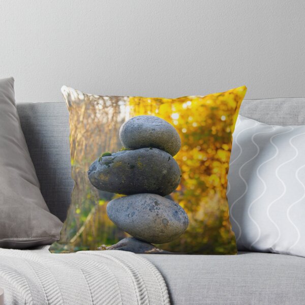 Item preview, Rock Cairn on a Fall Day designed and sold by SeaChangeDesign.