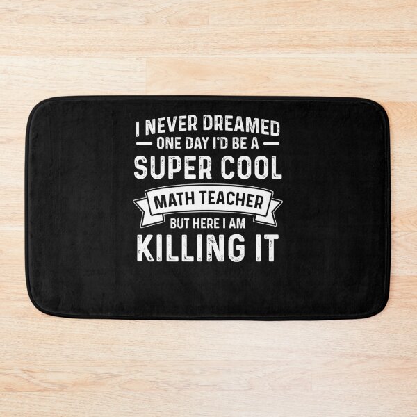 Item preview, Math Teacher designed and sold by 4tomic.