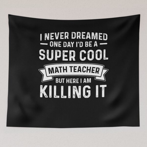 Item preview, Math Teacher designed and sold by 4tomic.