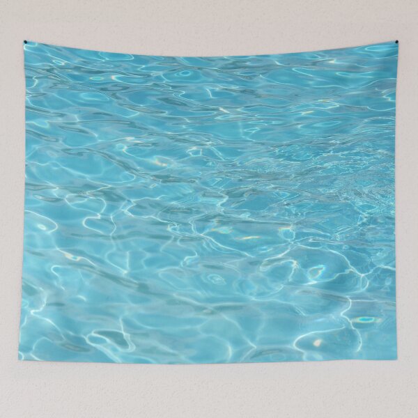 Item preview, preppy minimalist summer beach ocean turquoise water aqua blue  designed and sold by LEILA ART SPACE.