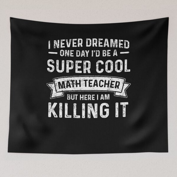 Item preview, Math Teacher designed and sold by 4tomic.