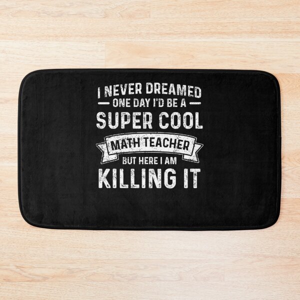 Item preview, Math Teacher designed and sold by 4tomic.