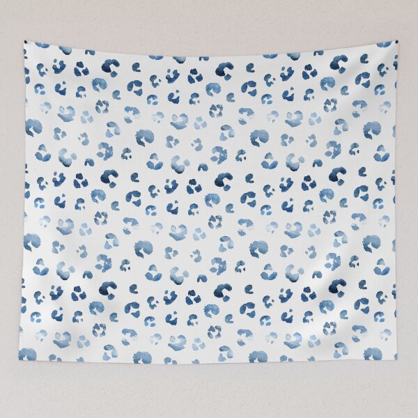 Item preview, Classic blue leopard pattern designed and sold by JuliaBadeeva.