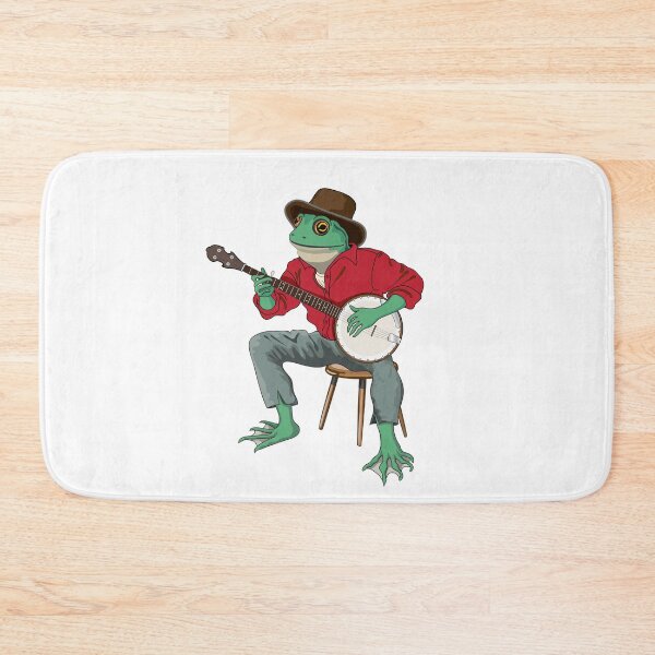 Item preview, Banjo Playing Frog designed and sold by oxterjones.