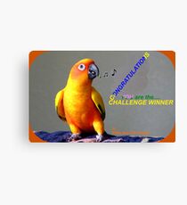 CONGRATULATIONS - Challenge winner - Pets Are Us Canvas Print