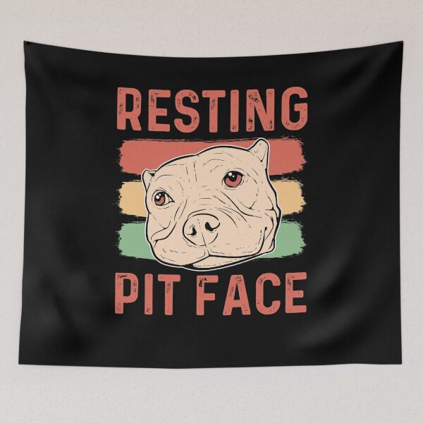 Item preview, Pitbull Dog Retro designed and sold by 4tomic.