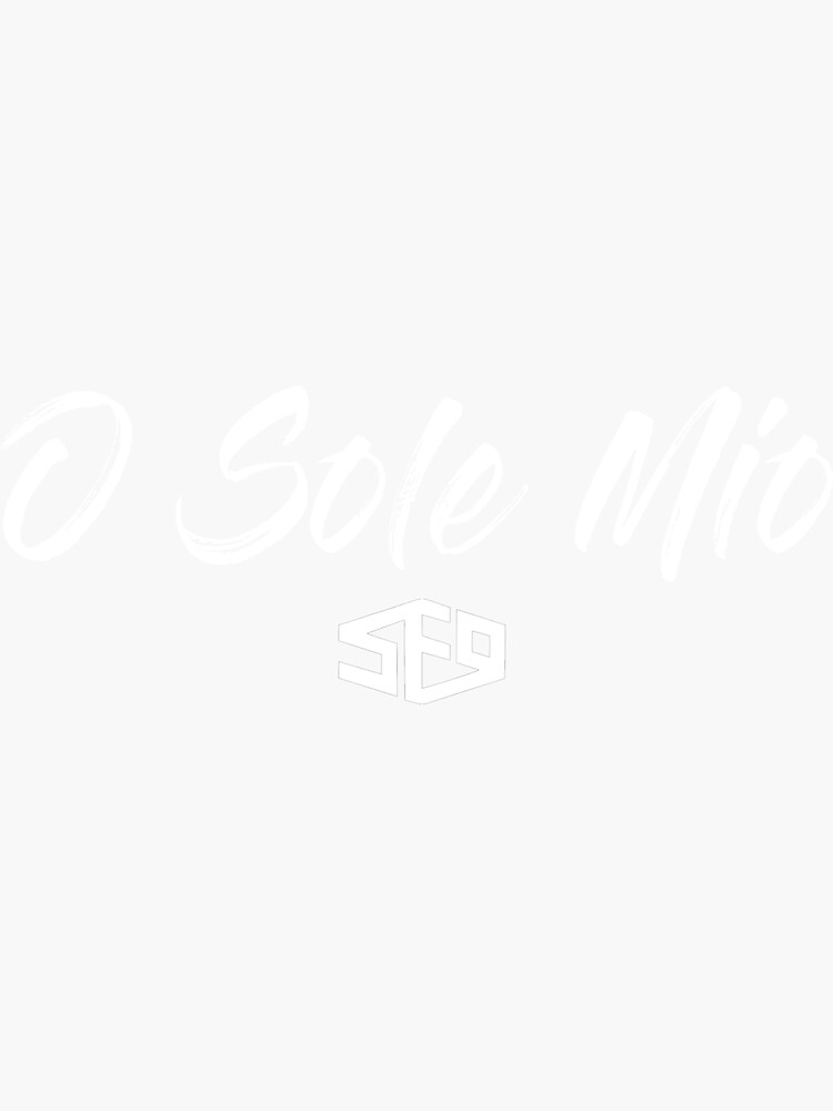 "SF9 O Sole Mio KPop HD Logo" Sticker for Sale by KPopverse2 Redbubble