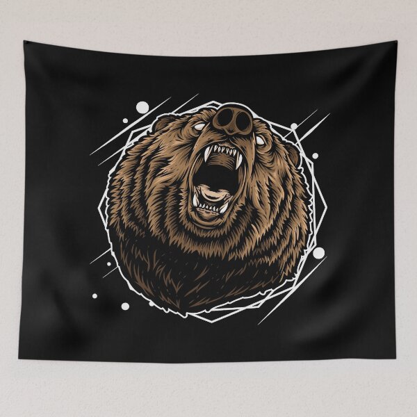 Item preview, Roaring grizzly bear. designed and sold by emphatic.