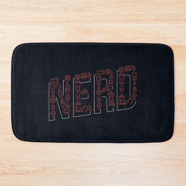 Item preview, Geek Nerd  design with nerd items doodles designed and sold by FFelder.