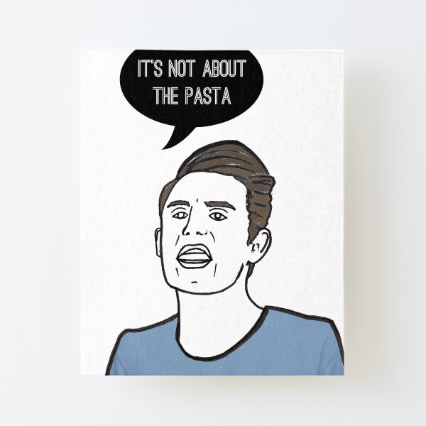 About the Pasta Canvas Mounted Print