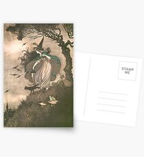 Grimm's fairy-tale witch Postcards