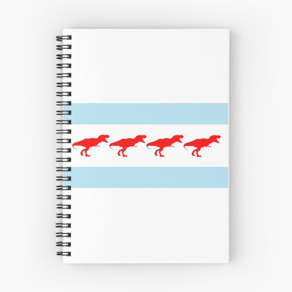 Item preview, T-rex Chicago Flag designed and sold by TrexinSpace.