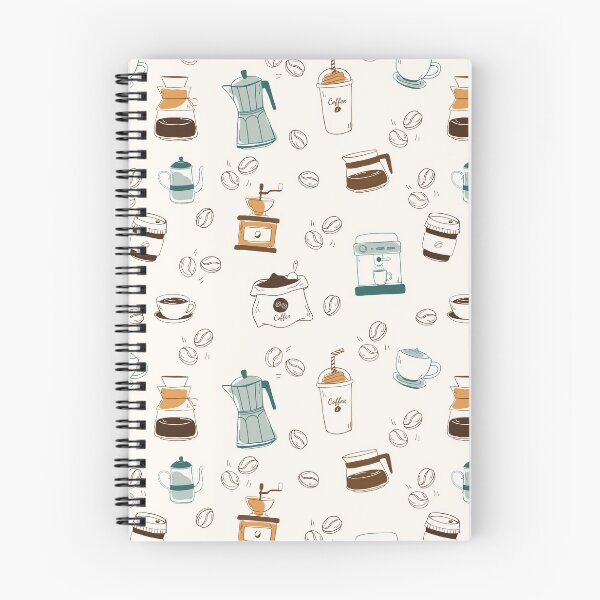 Item preview, Coffee Pattern designed and sold by Spitfire July Doodles.