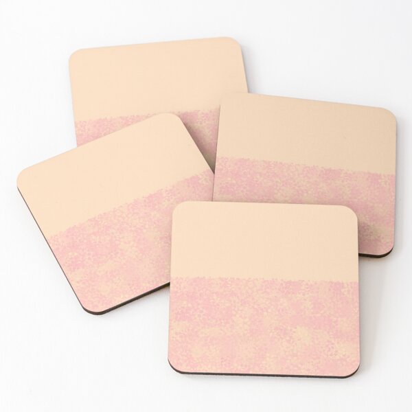 Item preview, Abstract Impressionist Soft Painted Color Block in Light Blush Pink and Vanilla  designed and sold by kierkegaard.