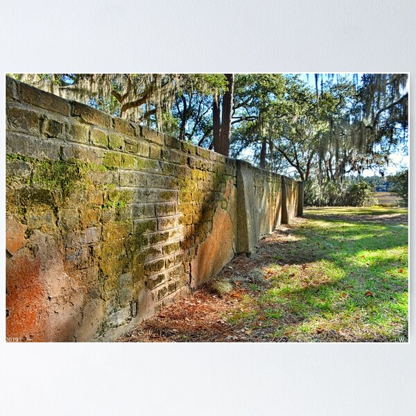 Item preview, Old House Plantation Cemetery Wall designed and sold by LisaWootenPhoto.