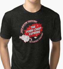 Jack Burton Trucking Pork Chop Express Tri-blend T-Shirt